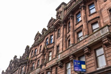 İskoçya, İngiltere 'deki Merkez Glasgow manzarası