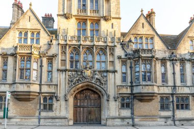 Ünlü binalar ve Oxford 'un mimari detayları.