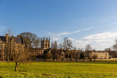 Ünlü binalar ve Oxford 'un mimari detayları.
