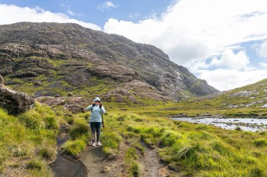 Skye Adası 'nın güzel manzarası, İskoçya, İngiltere