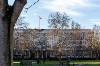 Kışın Londra 'daki Amerikan Büyükelçiliği