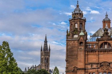 İskoçya, İngiltere 'deki Merkez Glasgow manzarası