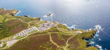 İngiltere 'nin Cornwall kentindeki arazi manzarası