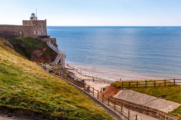 Resor Till Jurassic Coast Seaside Devon Storbritannien — Stockfoto