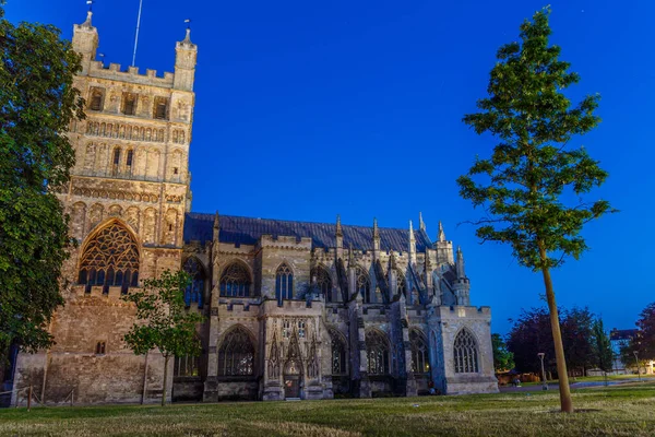 Travelling Old Center Exeter Devon — Stock Photo, Image