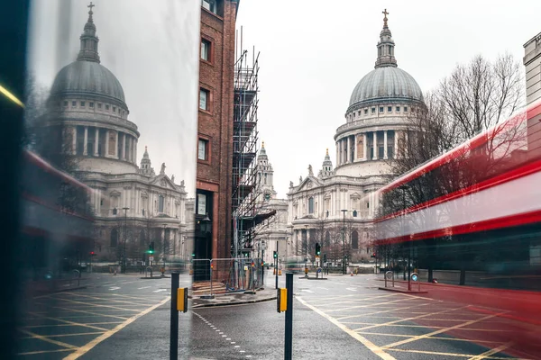 Catedral São Paulo Dia Inverno Londres — Fotografia de Stock