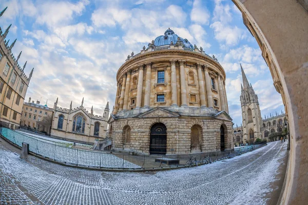 Ngiltere Oxford Şehrinin Kış Manzarası — Stok fotoğraf