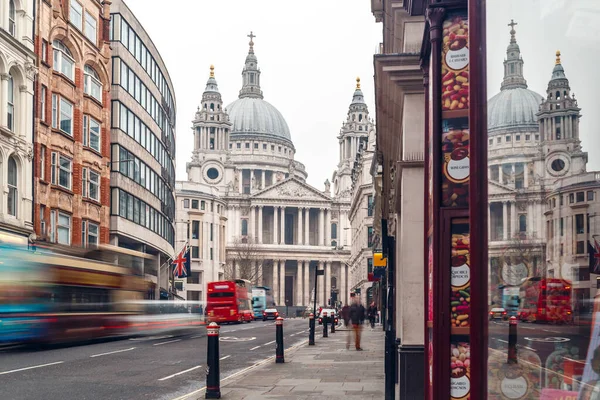 Catedral São Paulo Dia Inverno Londres — Fotografia de Stock