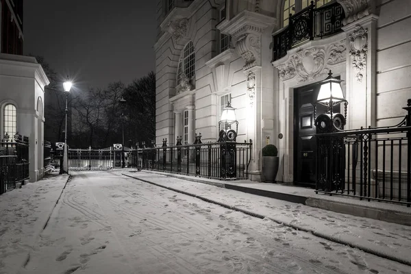 Westminster Snowy Night London — Foto de Stock