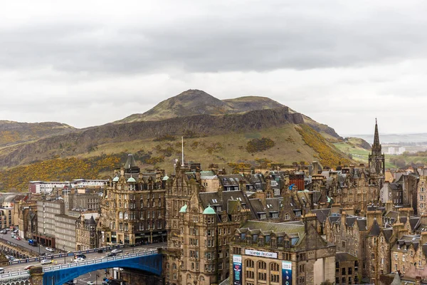 Monumento Scott Edimburgo Primavera — Foto Stock