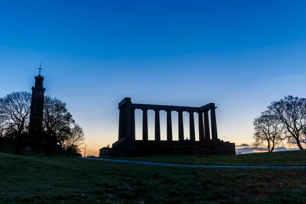 Görüntü Calton Hill Edinburgh Skoçya — Stok fotoğraf