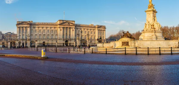Palacio Buckingham Madrugada Invierno Londres — Foto de Stock