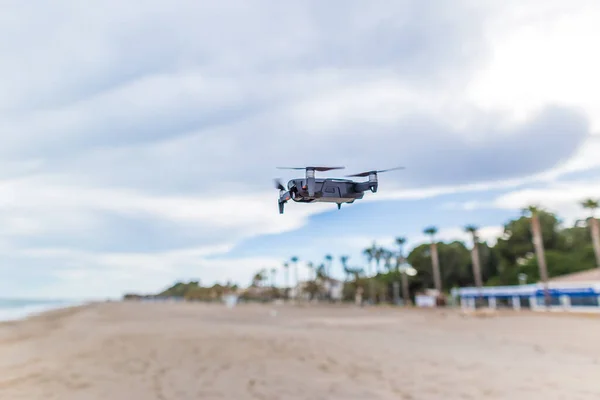 Operando Drone Costa Espanha — Fotografia de Stock