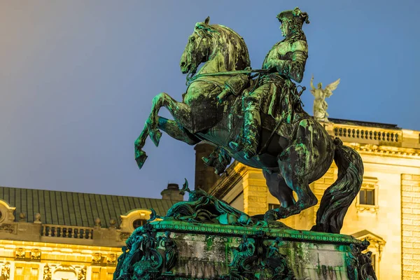 Hofburg Der Nacht Wien Österreich — Stockfoto