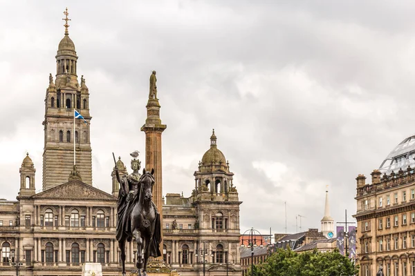 Vista Central Glasgow Escócia Reino Unido — Fotografia de Stock