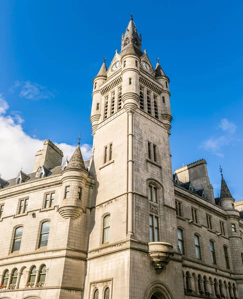 View of Granite city of Aberdeen in Scotland, UK