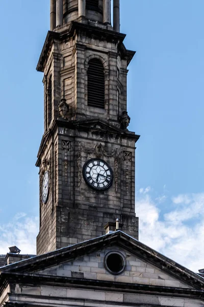 Gamla Stadskärnan Edinburgh Våren — Stockfoto