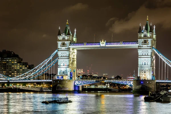 Тауерський Міст Різдво Лондон Велика Британія — стокове фото