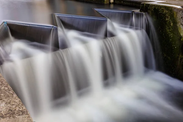 Water Van Regent Canal Bij Lange Blootstelling Winter Londen — Stockfoto