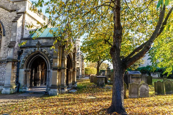 Chiswick Kyrka Höst London England — Stockfoto