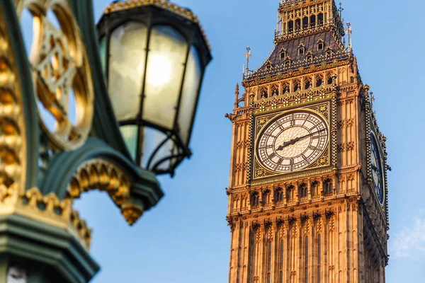 Big Ben Kış Sabahı Londra — Stok fotoğraf