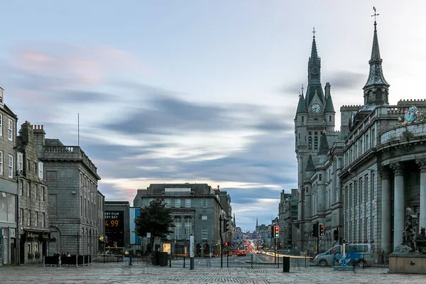 Ngiltere Skoçya Daki Granit Şehir Aberdeen Manzarası — Stok fotoğraf