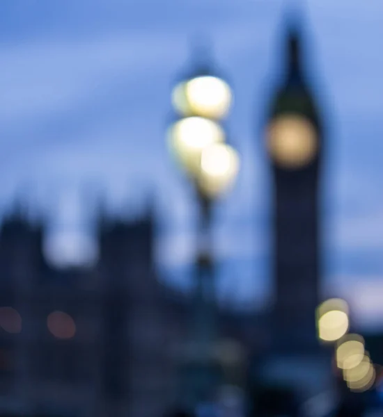 Excelente Vista Big Ben Torre Elizabeth Após Pôr Sol — Fotografia de Stock