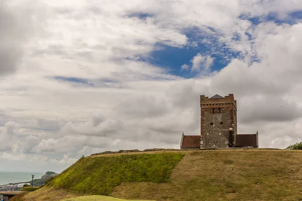 Kilátás Dover Vár Nyáron Anglia — Stock Fotó