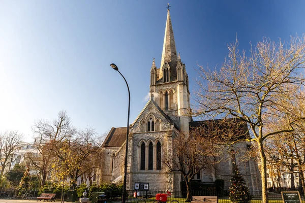 Kensington Området Vintern London — Stockfoto