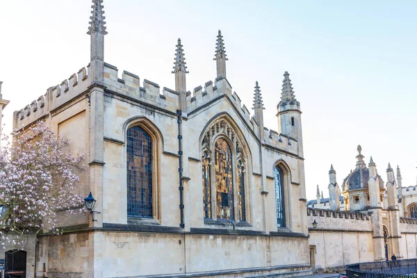 Fachadas Edificios Famosos Detalles Arquitectónicos Oxford — Foto de Stock