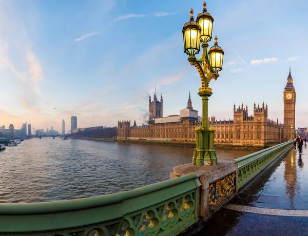 House Parliament Early Winter Morning London — Stock fotografie