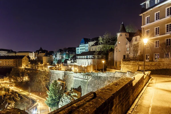 View Grund Abbey Luxembourg Europe — Stock Photo, Image