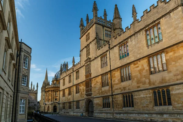 Fachadas Edificios Famosos Detalles Arquitectónicos Oxford — Foto de Stock