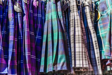 Edinburgh, İskoçya 'da Tartan kumaşı