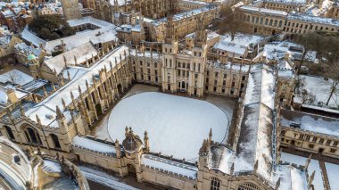 Orta Oxford 'un hava görüntüsü, Birleşik Krallık