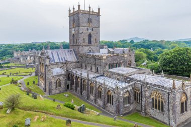Galler 'deki St. David Katedrali manzarası