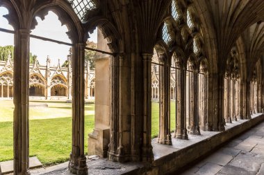 Canterbury Manzarası Yazın Kent, İngiltere