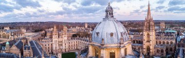 Orta Oxford 'un hava görüntüsü, Birleşik Krallık