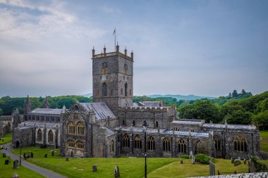 Galler 'deki St. David Katedrali manzarası