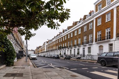 Kışın Londra, Chelsea 'de bir ev.