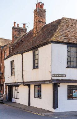 Canterbury Manzarası Yazın Kent, İngiltere