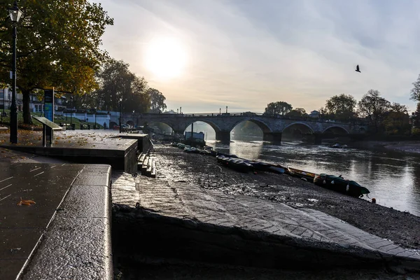 Ponte Richmond Autunno Mattina — Foto Stock