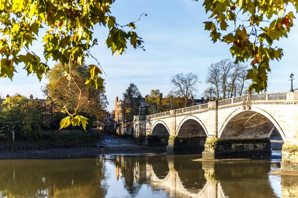 Richmond Brug Herfst Ochtend — Stockfoto