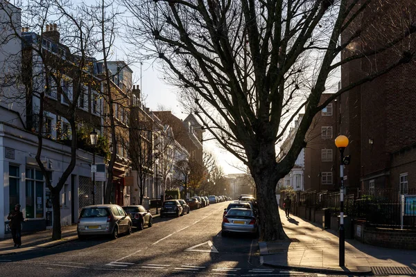 Portobello Road Winter London — Stockfoto