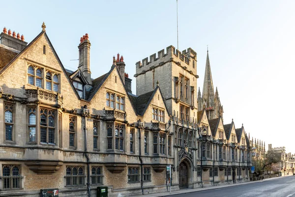 Facades Famous Buildings Architectural Details Oxford — Stock Photo, Image
