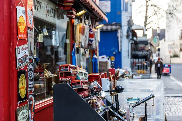 Portobello Market Winter London — Stock Photo, Image