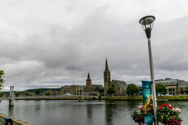 Inverness Bij Bewolkt Weer Zomer Schotland Verenigd Koninkrijk — Stockfoto