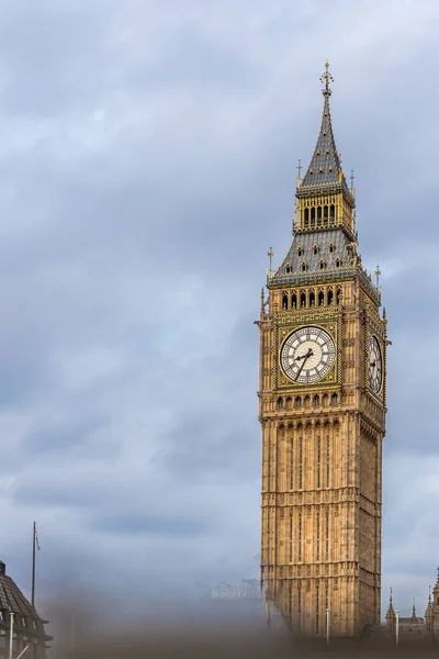 Excelente Vista Big Ben Torre Elizabeth Noite — Fotografia de Stock