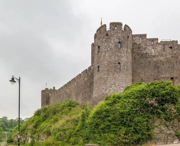 Pohled Hrad Pembroke Ponuré Době Wales — Stock fotografie