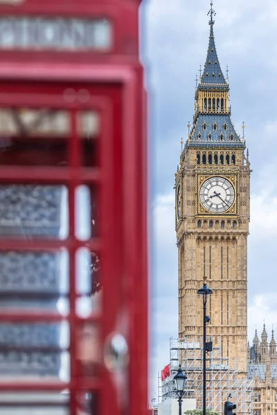 Excelente Vista Big Ben Torre Elizabeth Noite — Fotografia de Stock